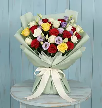 Букет цветов из:  Розы в Верхнем Казанище
