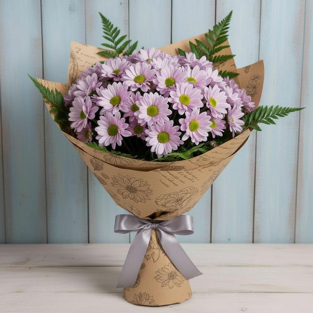 Букет цветов из: Хризантемы в Верхнем Казанище