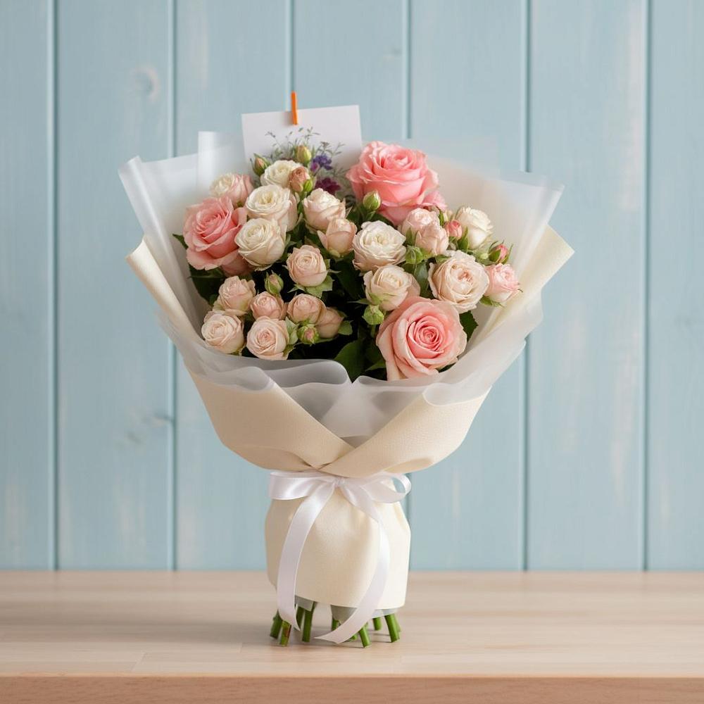 Букет цветов из: Розы в Верхнем Казанище