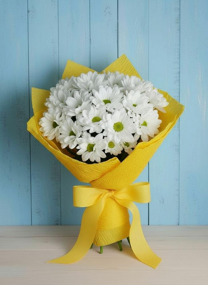 Букет цветов из: Хризантемы в Верхнем Казанище