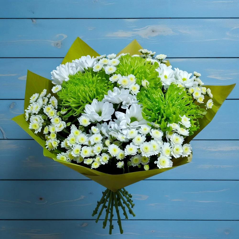 Букет цветов из: Хризантемы в Верхнем Казанище