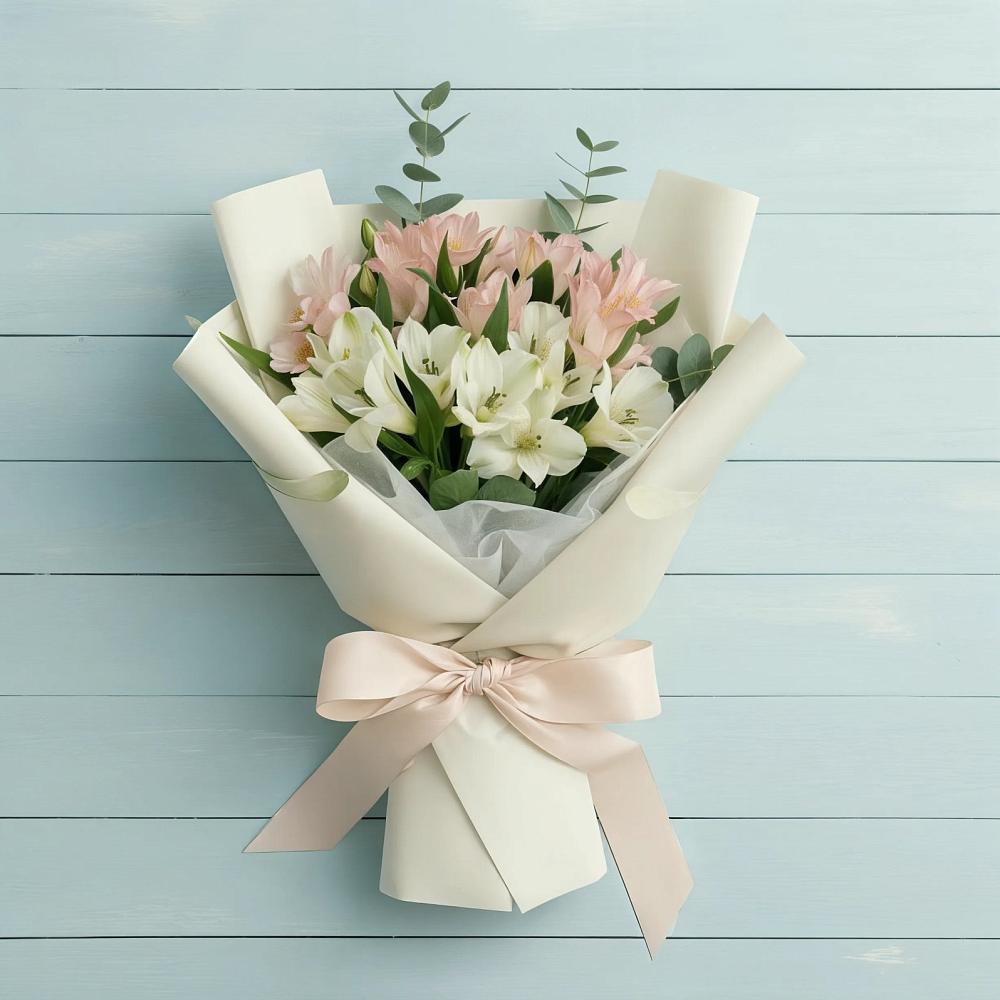 Букет цветов из: Альстромерии в Верхнем Казанище