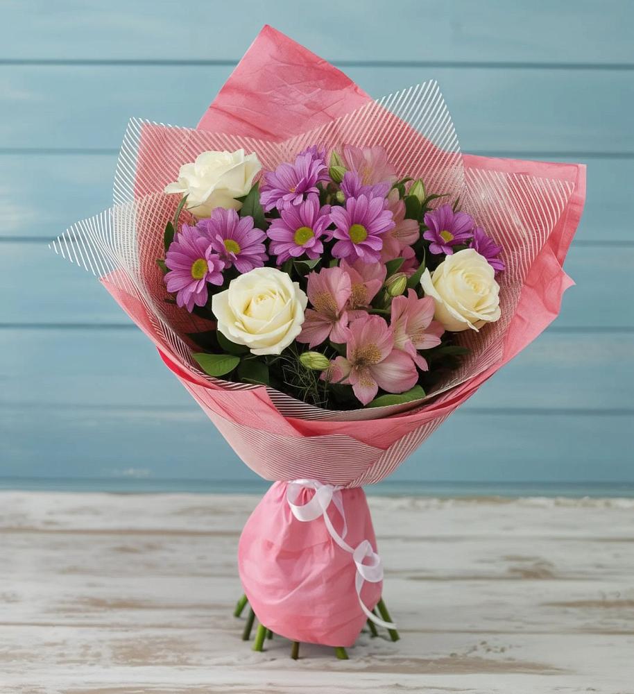 Букет цветов из: Герберы в Верхнем Казанище