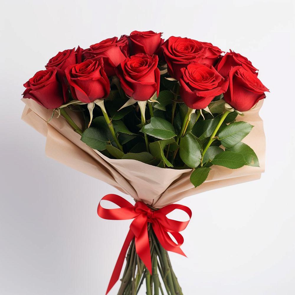 Букет 11 Красных роз Эдлесс Лав в Верхнем Казанище